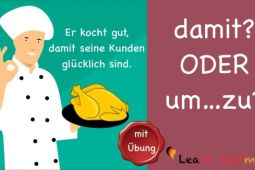 Cách dùng DAMIT và UM… ZU trong tiếng Đức